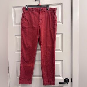 Brooks Brothers Chinos Pants Red Fleece 34x30 Bonobos Stretch Khaki Casual Work